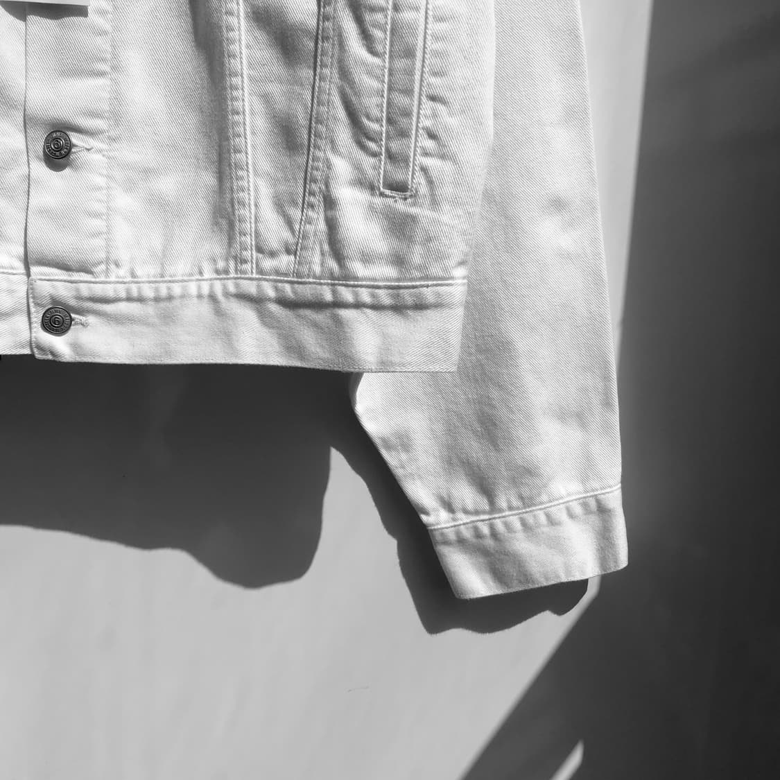 마르지엘라/로고 컷아웃 데님자켓 상품이미지7