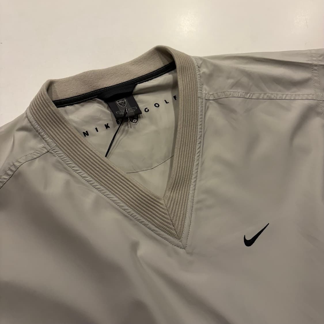 [L] 나이키 골프 V넥 나일론 웜업 바람막이 맨투맨 C903 상품이미지3