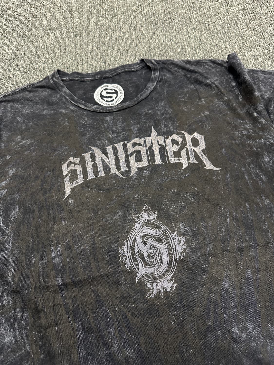 L) SINISTER 빈티지 그런지 반팔티셔츠 상품이미지3