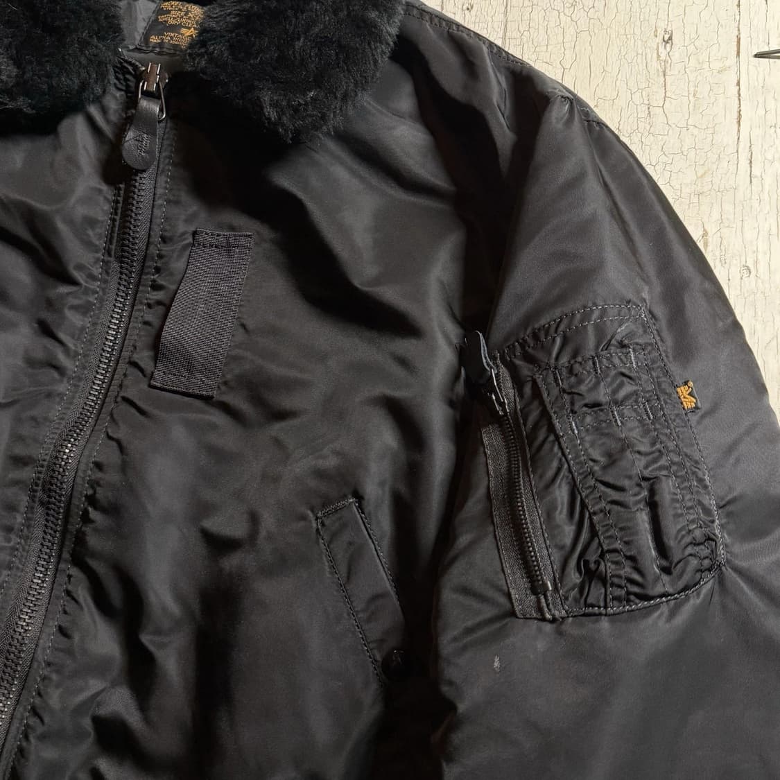 90s 알파 인더스트리 B-15 플라이트 재킷 상품이미지4