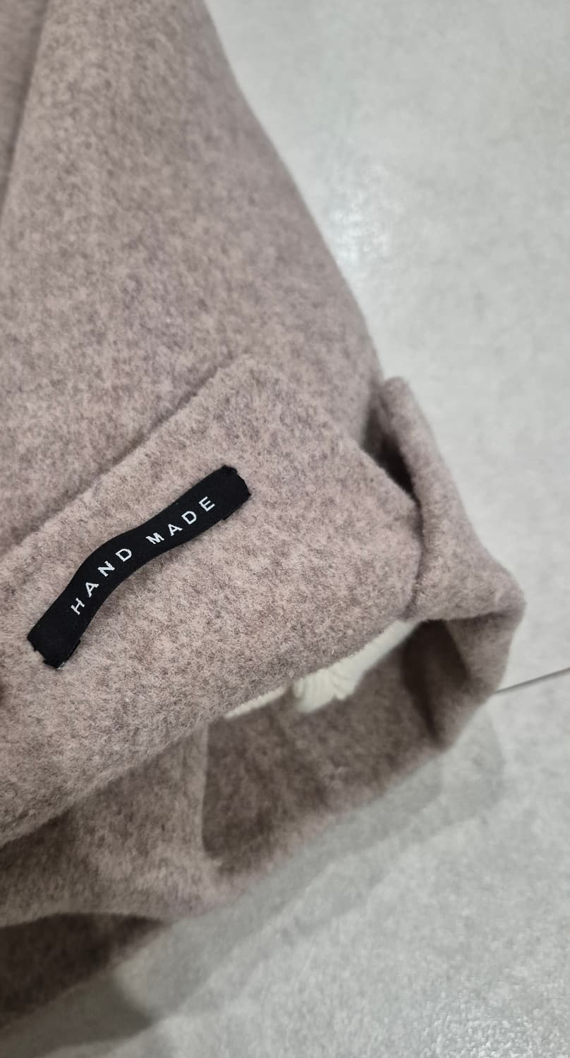 벨트 울 코트 토프 베이지 free 상품이미지4