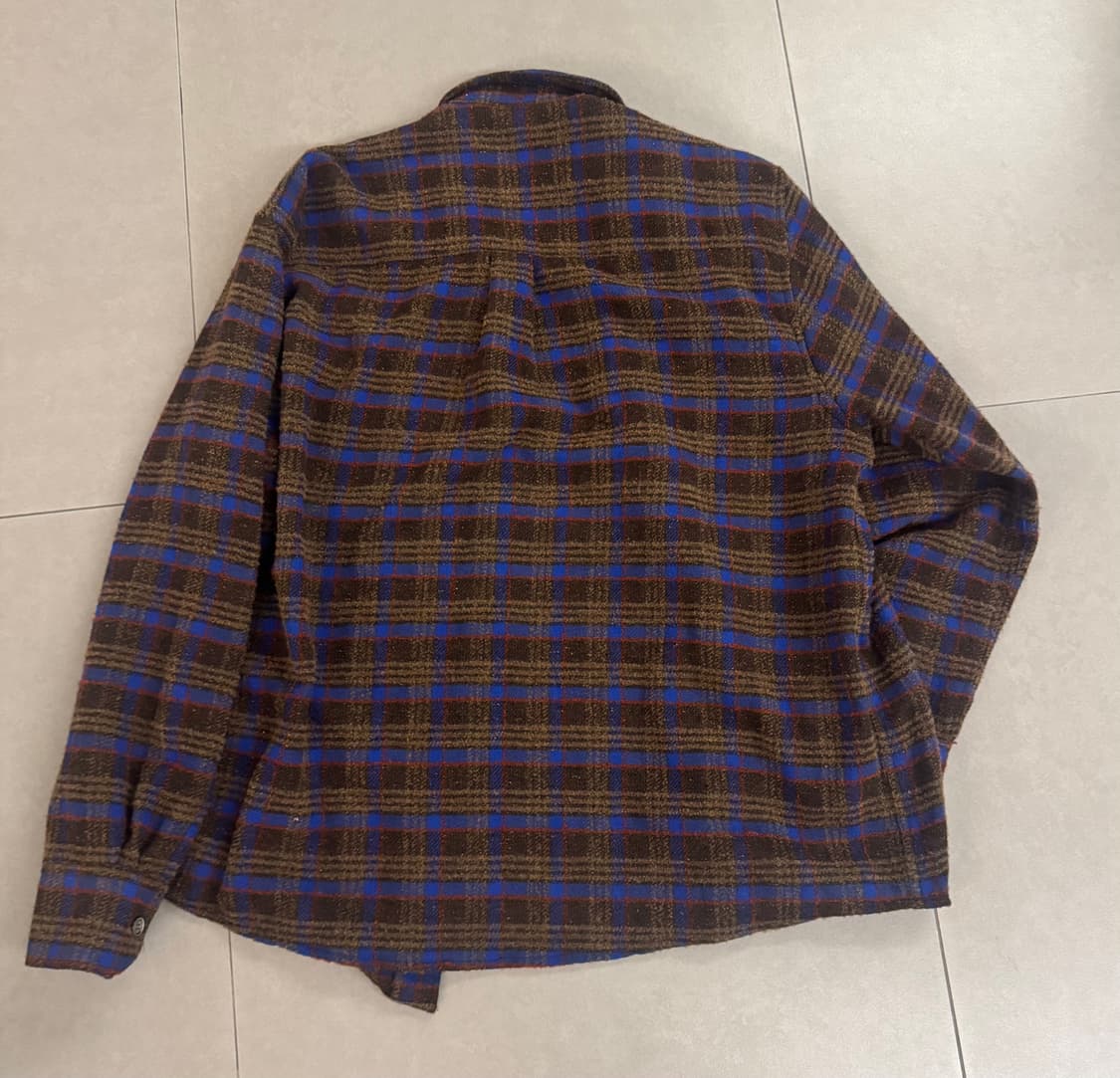 Our legacy 아워레가시 어보브 셔츠 브라운 판코우 체크 상품이미지4