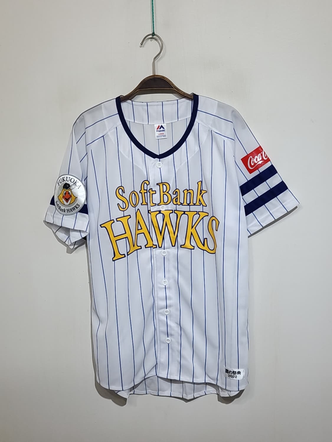 (L) 소프트뱅크 호크스 야구져지 후쿠오카 일본프로야구 유니폼  상품이미지1