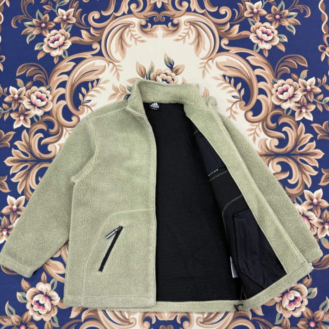 (M)아디다스 Adidas 플리스 집업자켓(베이지) 상품이미지3