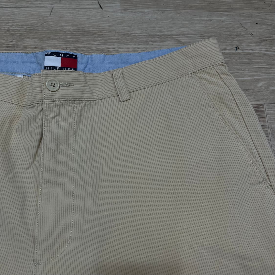 타미힐피거 코튼 와이드핏 치노 팬츠 베이지 34/32 상품이미지3
