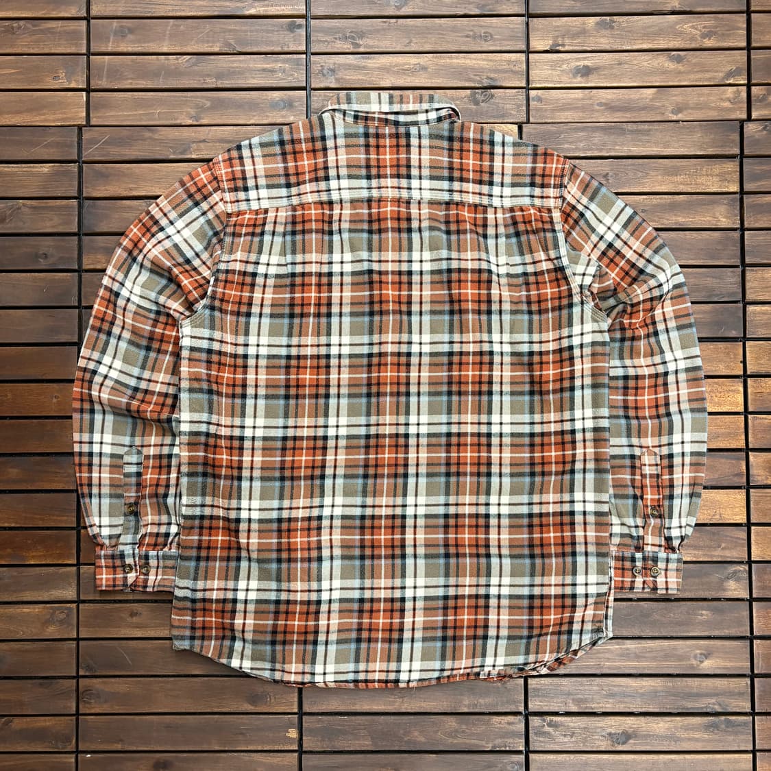 (L) 칼하트 투 포켓 플란넬 체크 셔츠 상품이미지3