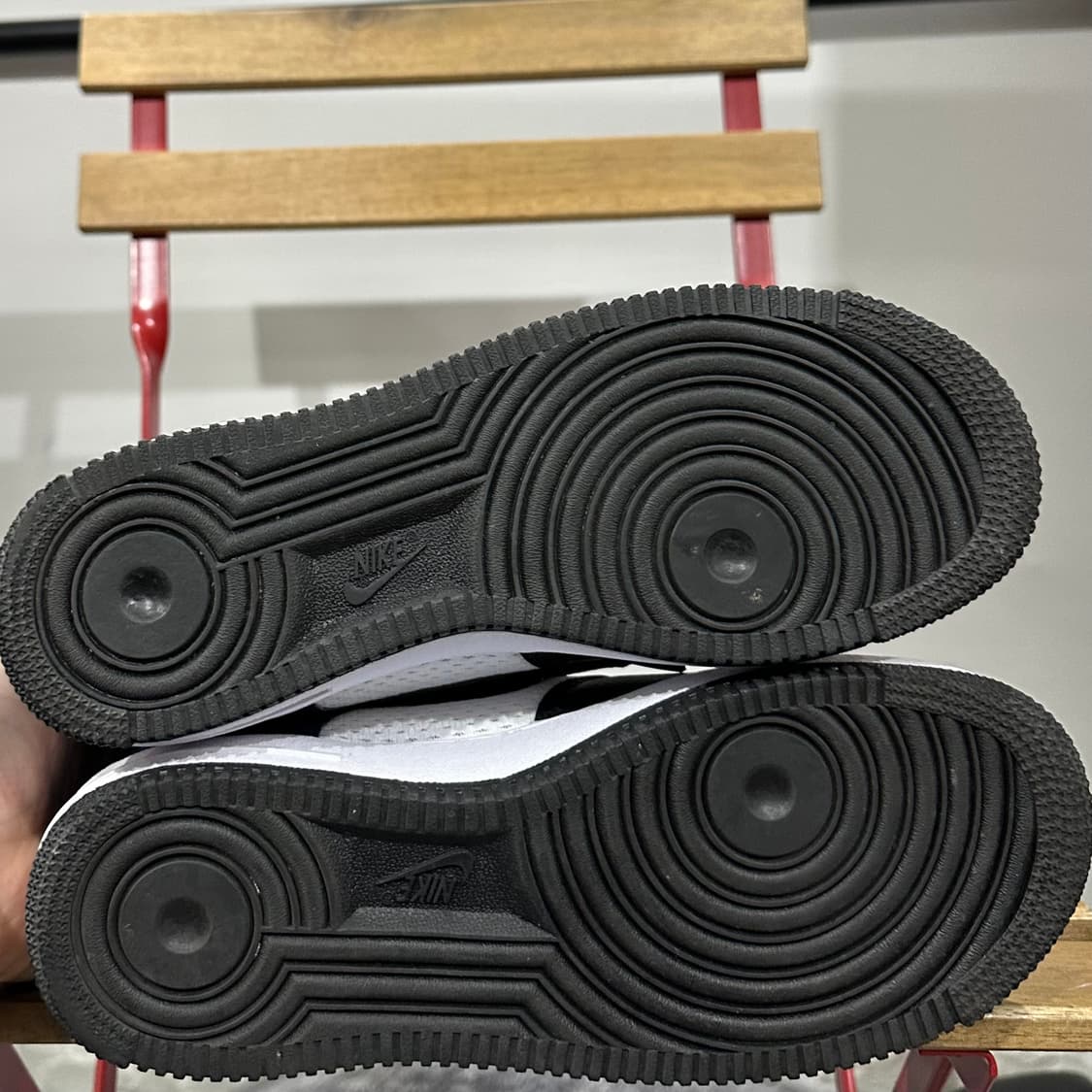 240) 나이키 운동화 여성 여자 에어 포스 1 로우 미드나잇 네이비 상품이미지6