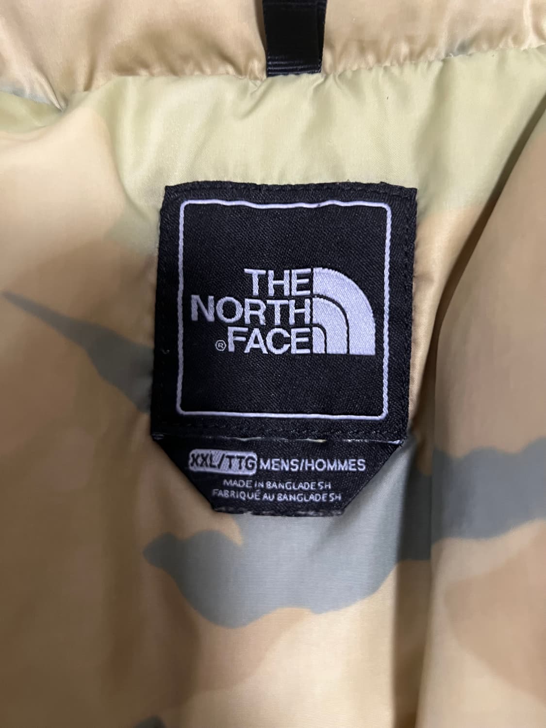 노스페이스 카모 눕시 센터로고 XXL 상품이미지4