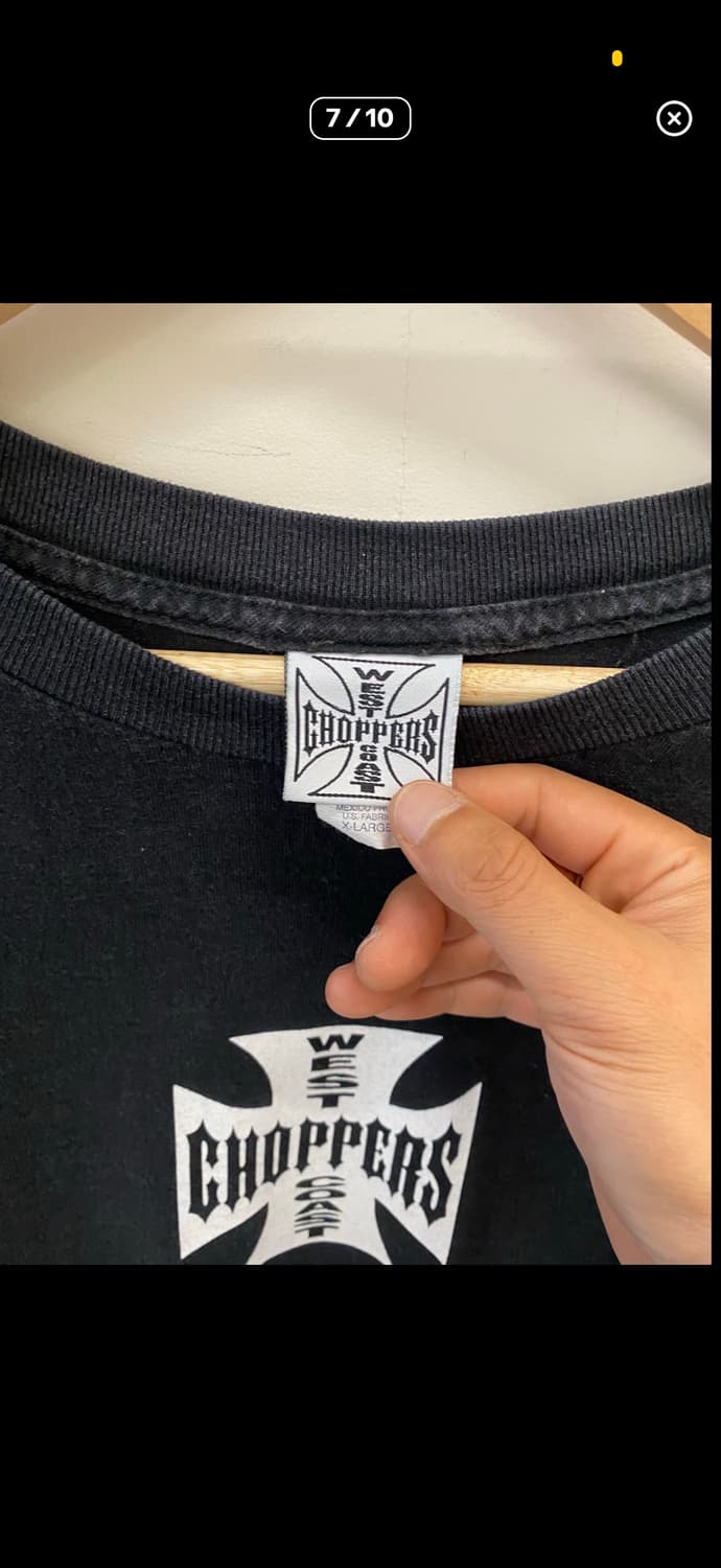 90s USA OG 웨스트코스트챠퍼스 롱슬리브 상품이미지6