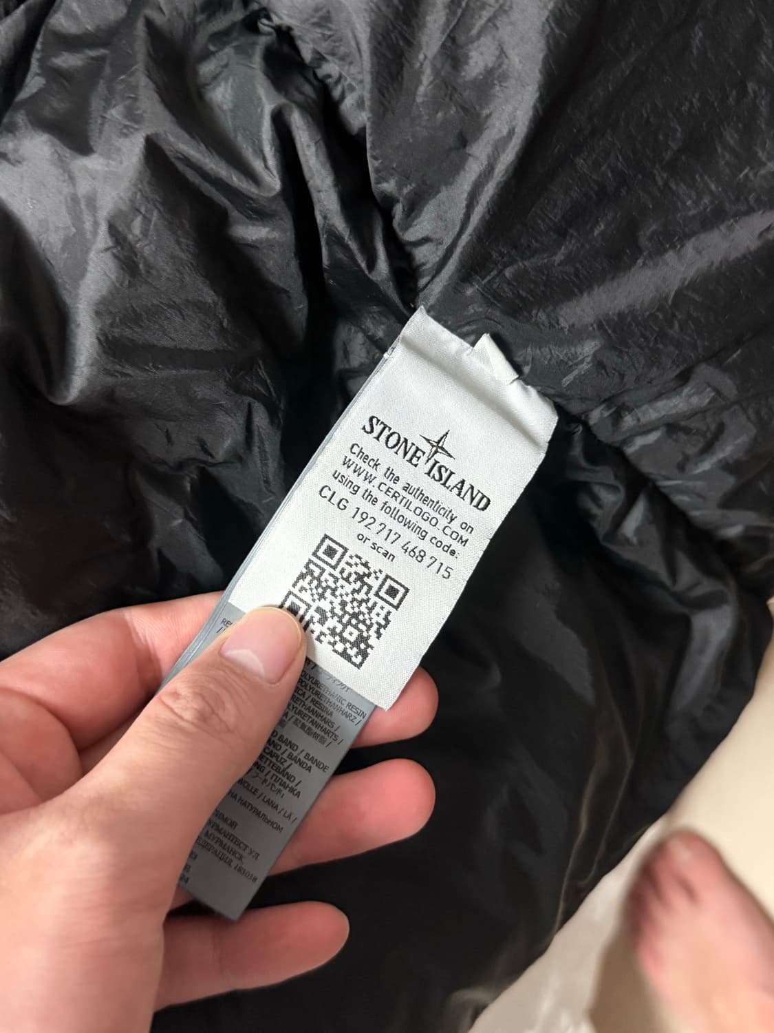 19fw 스톤아일랜드 크링클랩스 롱패딩L 상품이미지8