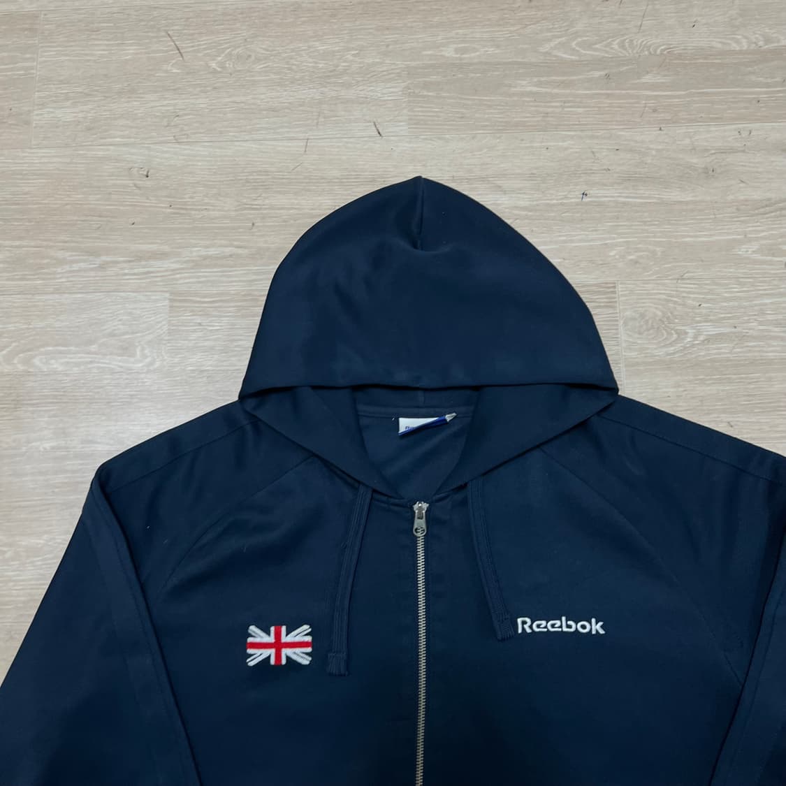 리복 클래식 유니언잭 자수로고 후드집업 [네이비] 2XL/110 상품이미지2