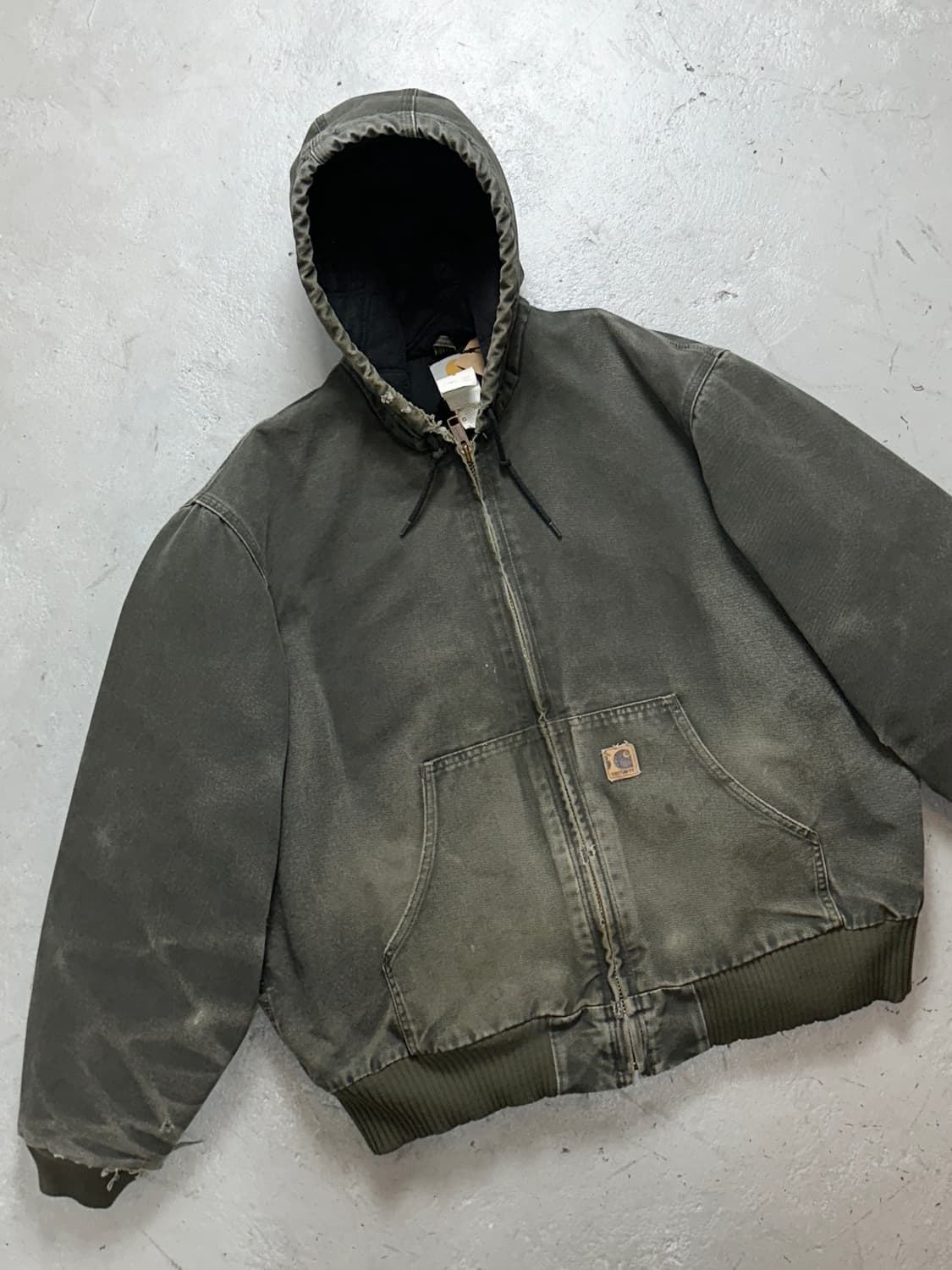 OG 칼하트 J130 액티브 자켓 칼하트 MOS 모스그린 구버전 상품이미지6