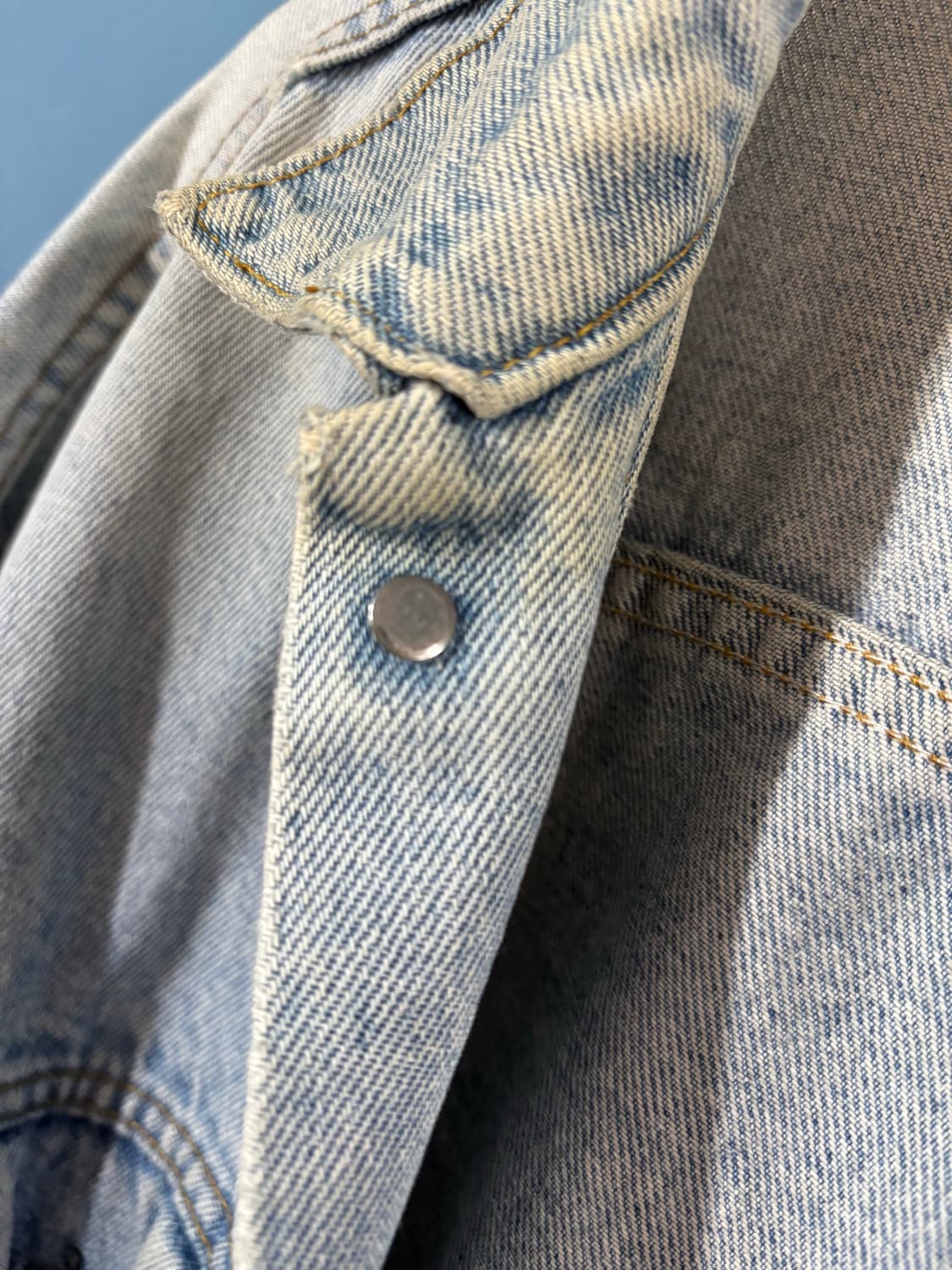 80‘s USA Levis 70507 denim jacket.  상품이미지8