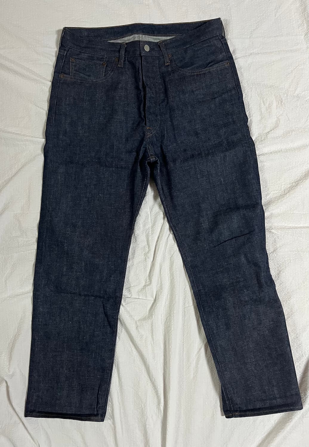 (3)언유즈드 UNUSED 셀비지 생지 데님 팬츠 상품이미지1