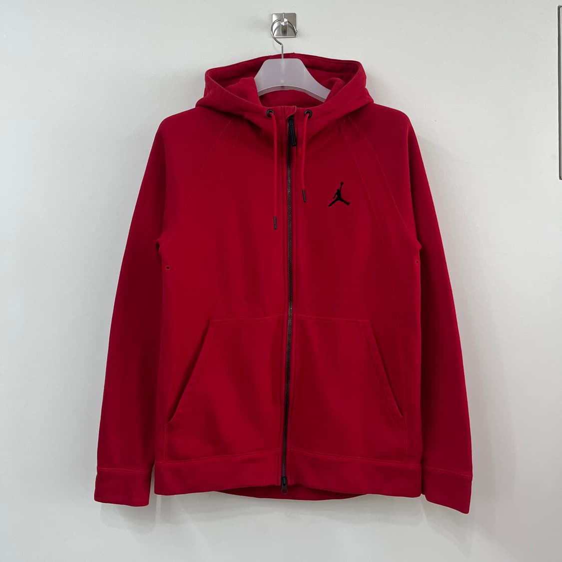 나이키 조던 자수로고 풀집업 레드 후드집업 상품이미지2