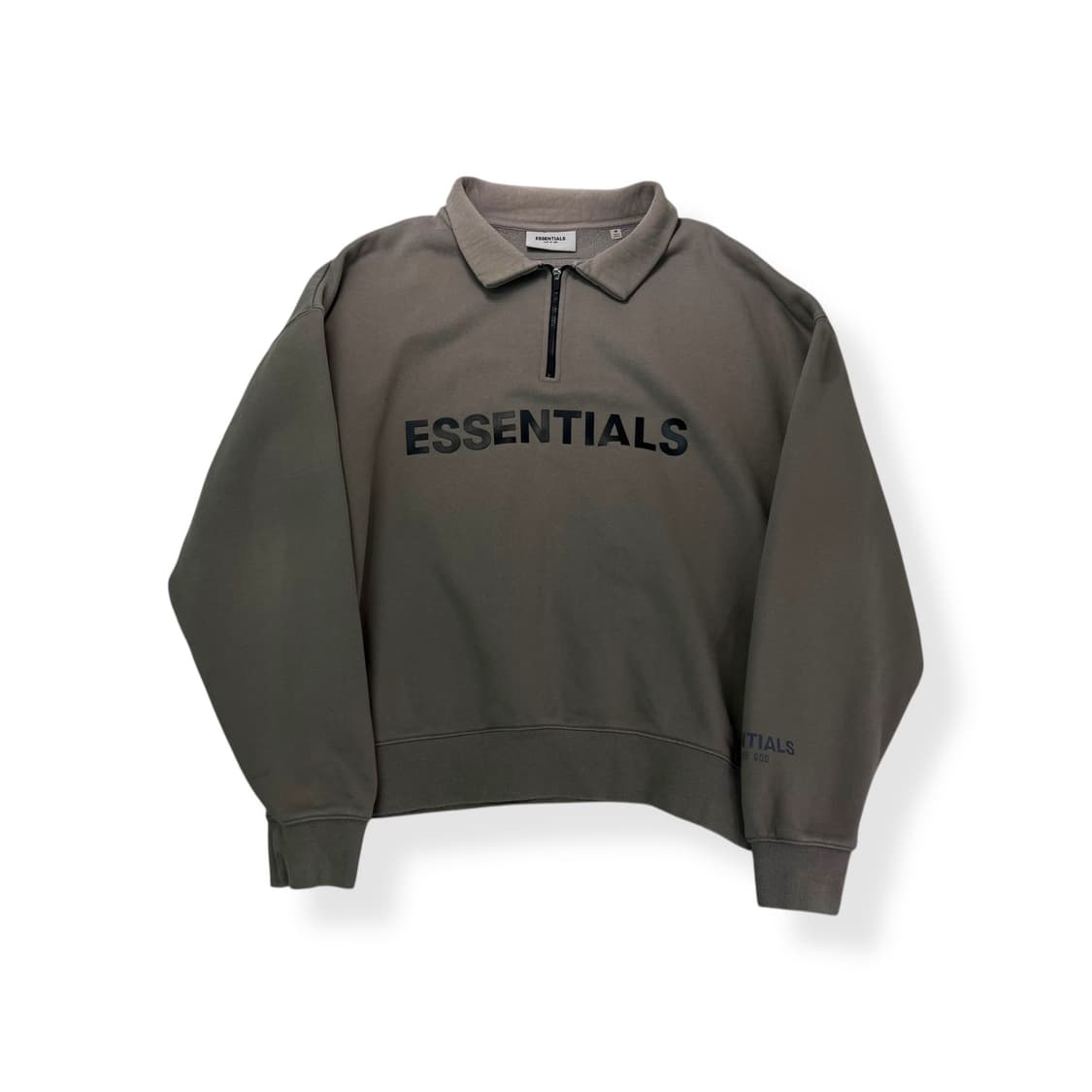 100 피오갓 에센셜 반집업 맨투맨  상품이미지1