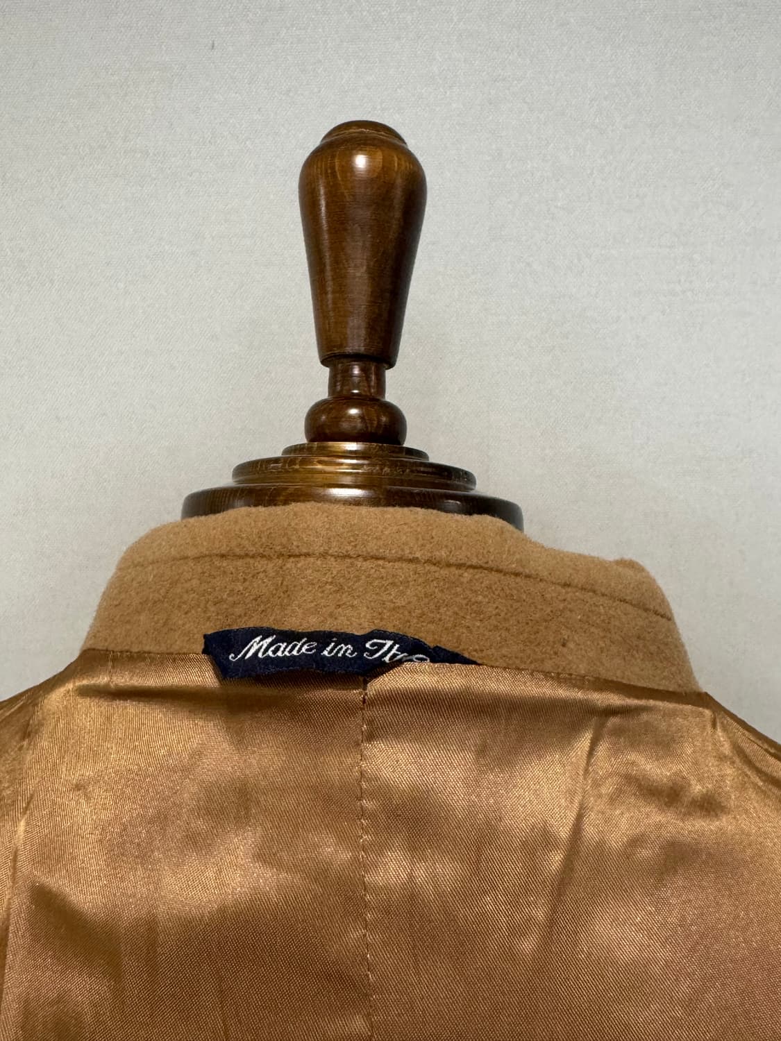 Sartoria Lord 캐시미어·울 싱글 코트 상품이미지8