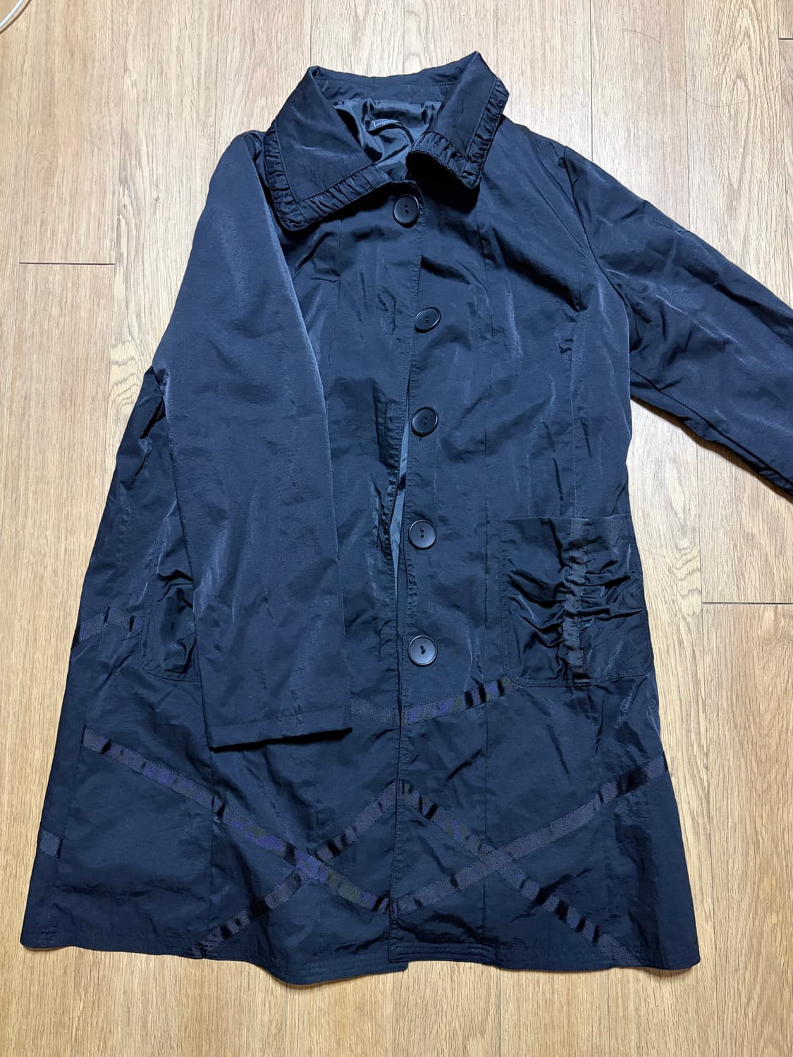 블랙 프릴코트 상품이미지1