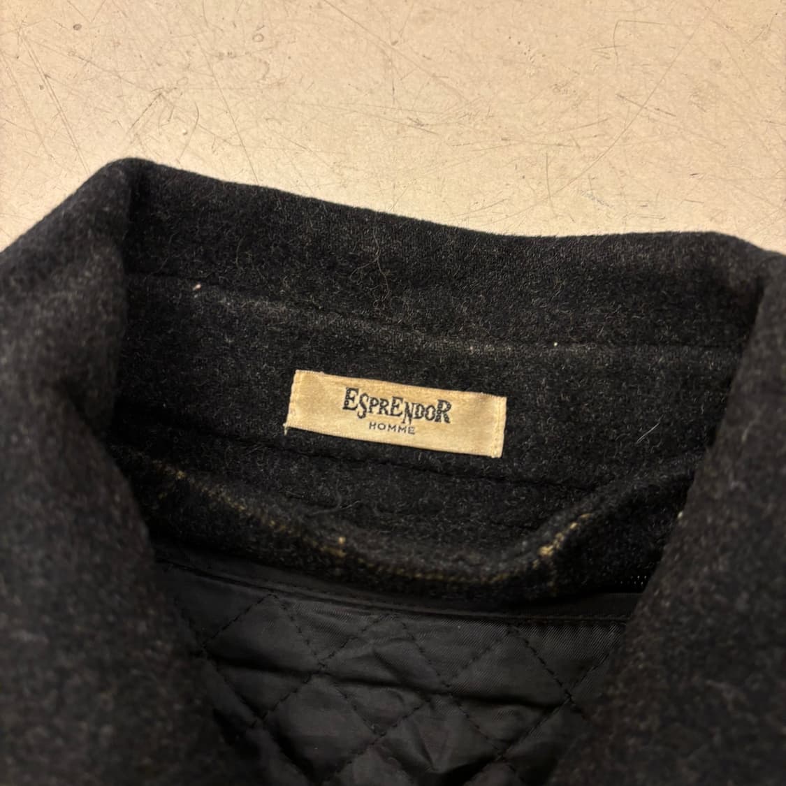 빈티지 블랙 모직 자켓 상품이미지3