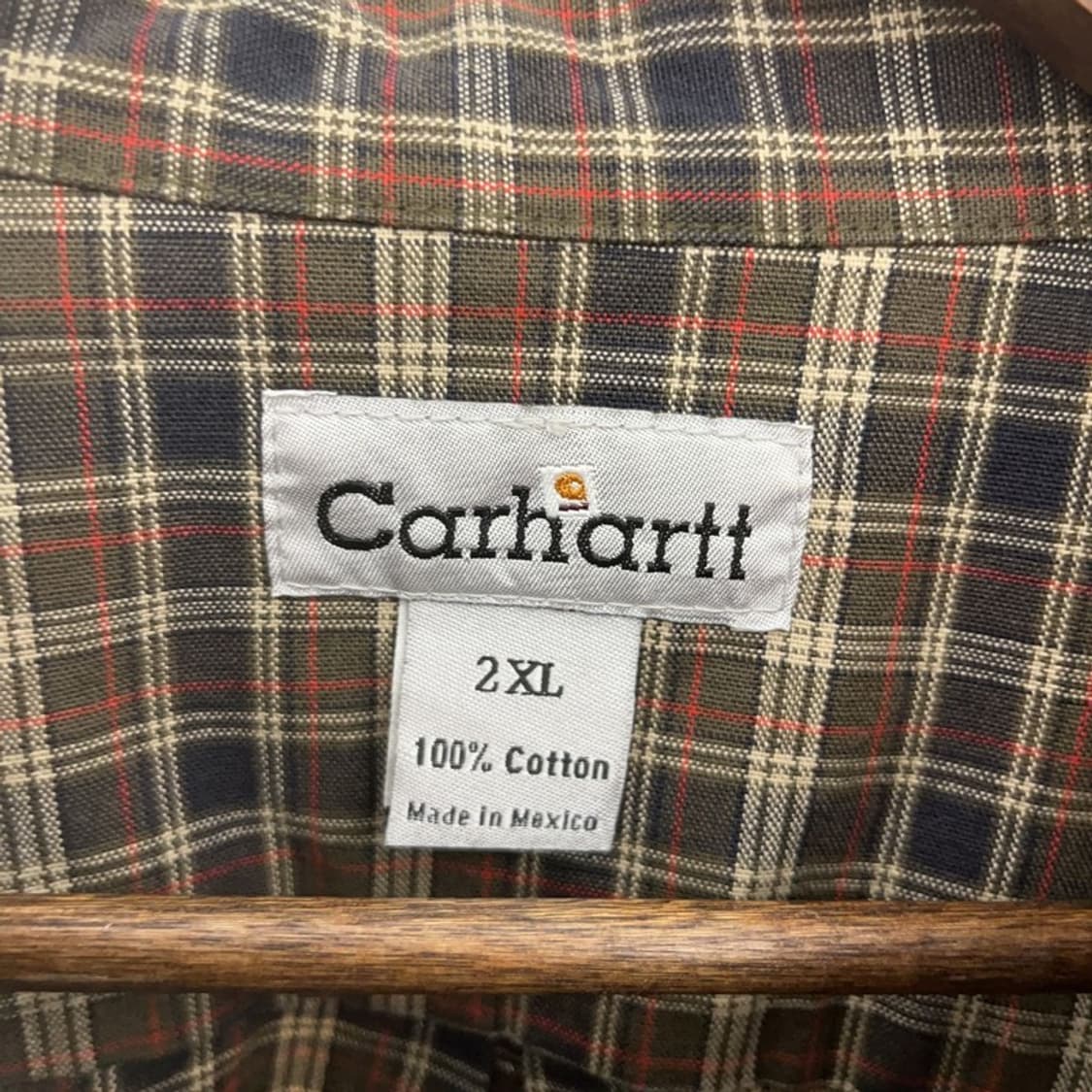 칼하트 90s 빈티지 빅사이즈 체크 셔츠 110 C06355 상품이미지4