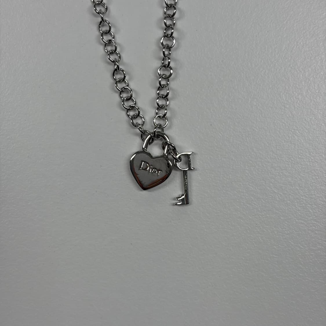 디올 하트 태그키 목걸이 상품이미지2
