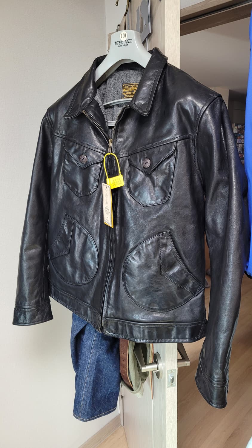 Veluokldly 풀그레인말가죽L멘도사자켓 상품이미지5