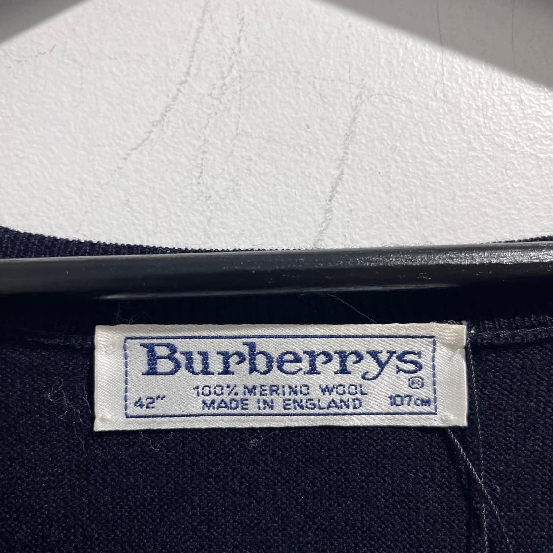 버버리 아가일 브이넥 니트 상품이미지5