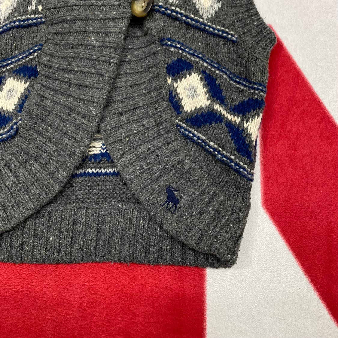 아베크롬비 니트조끼 가디건 여성 L 실측 44-55 상품이미지3