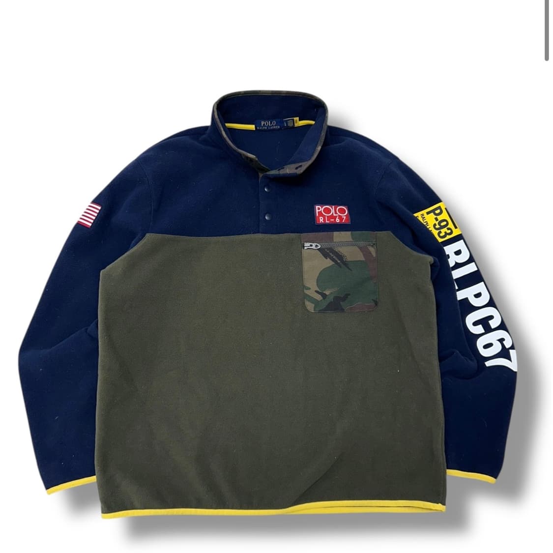 폴로 랄프로렌 하이테크 RL-67 플리스 풀오버 상품이미지1