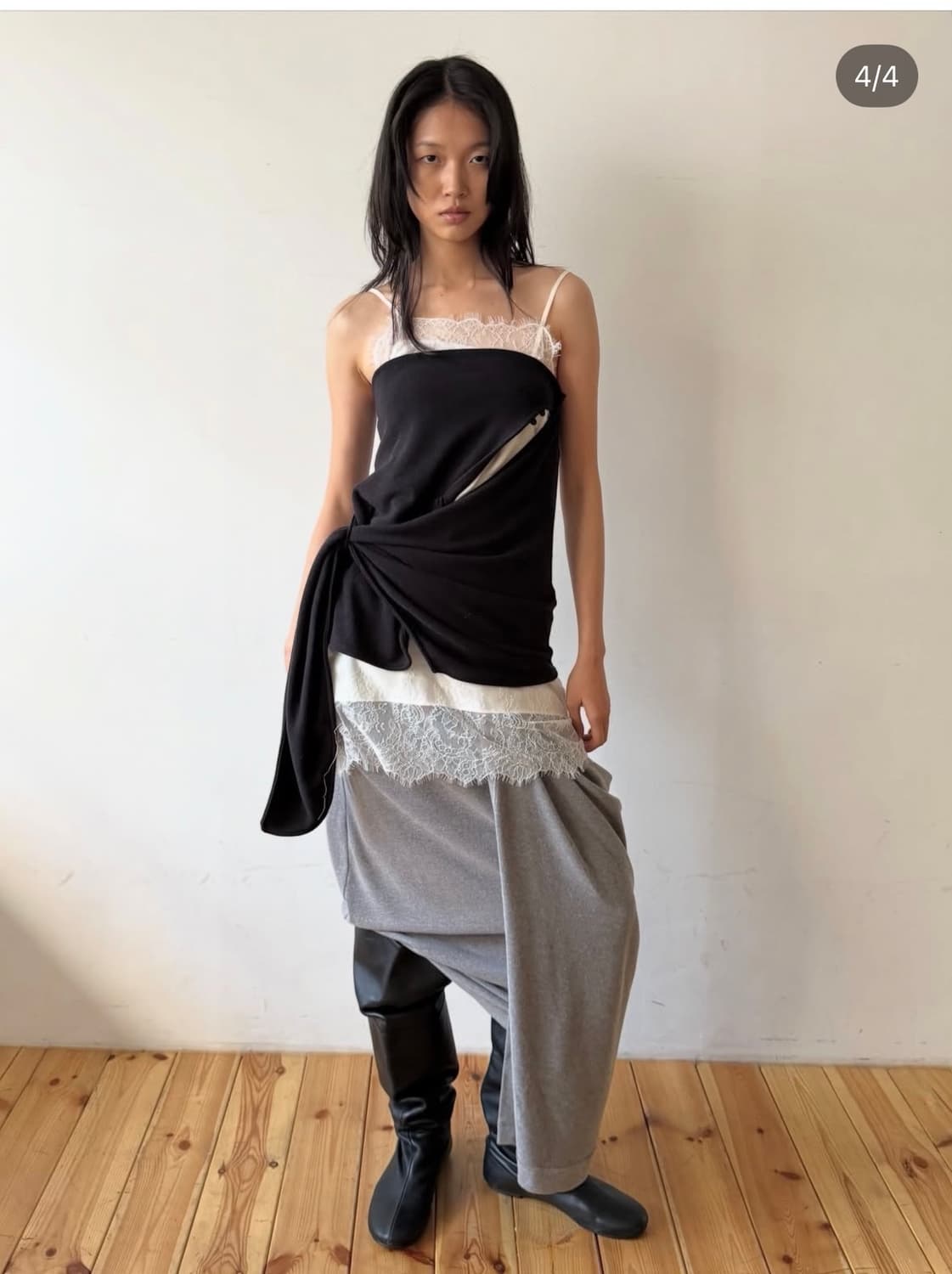 세릭 레이스 슬립 아이보리 상품이미지2