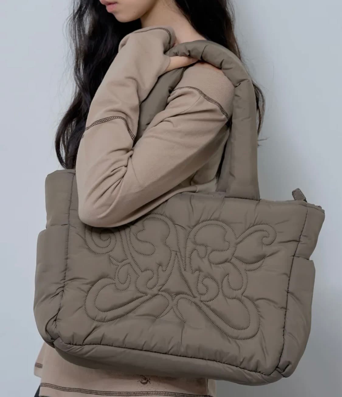 팬시클럽 패딩 숄더백 상품이미지4