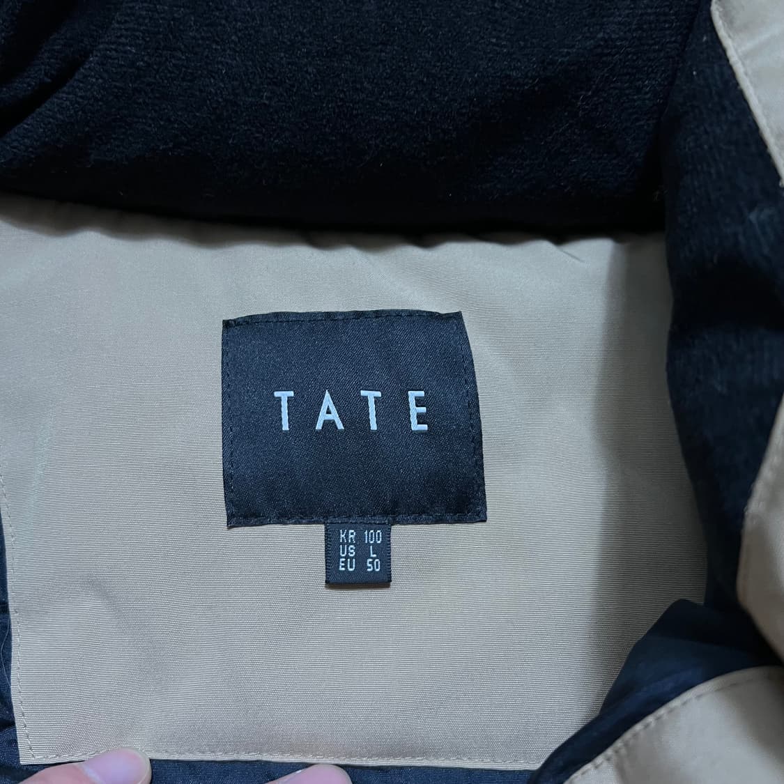 테이트 아웃도어 다운 라쿤퍼 후드 패딩 점퍼 [베이지] L/100 상품이미지5