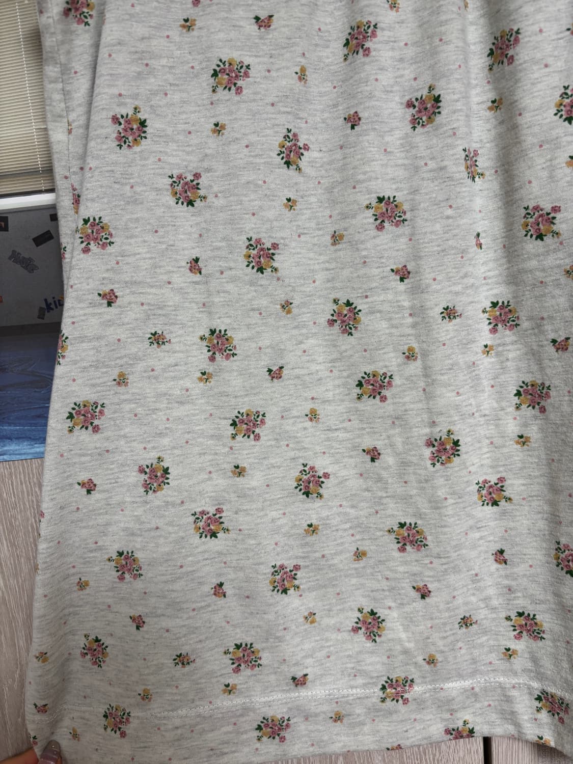 카라하나 빈티지 모리걸 연그레이 리버시블 슬리브리스 상품이미지2