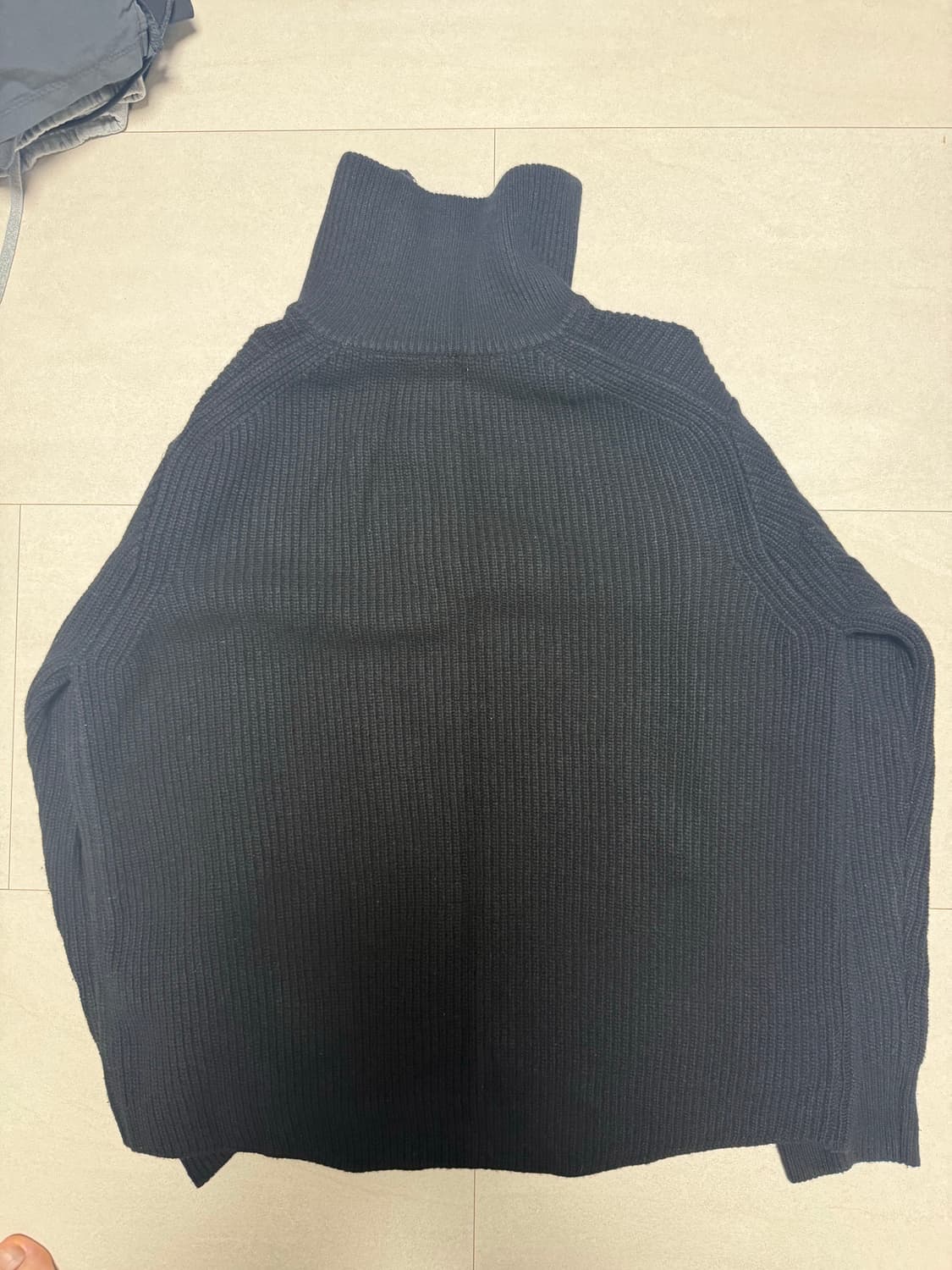 벨리에 짚업 니트 라지사이즈 상품이미지2