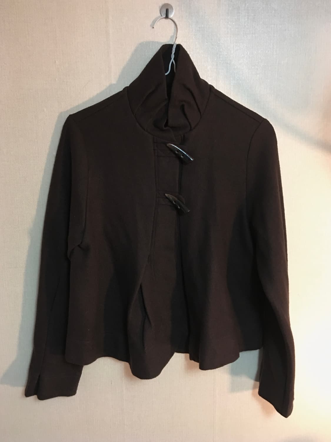 브라운 떡볶이 단추 하이넥 자켓 코바프리즈프레임오츠빈티지ayadz입질연 상품이미지2