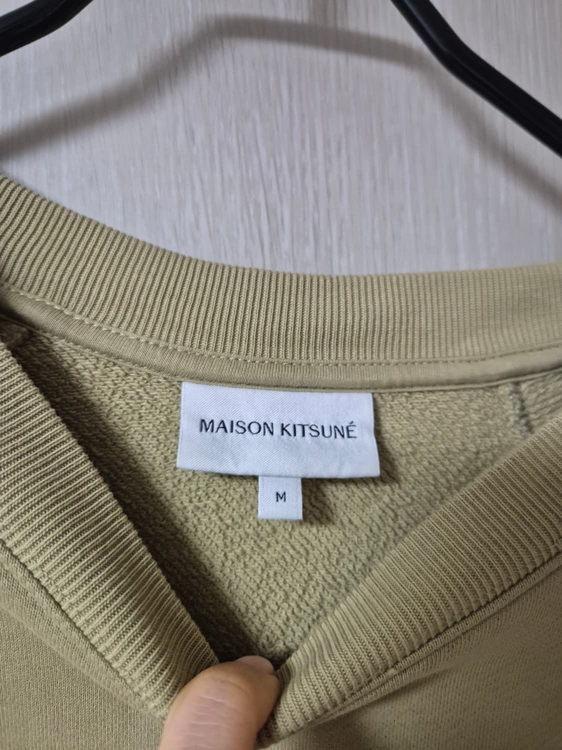 (정품) 메종키츠네 폭스 스웨트셔츠 오버사이즈 m 상품이미지6