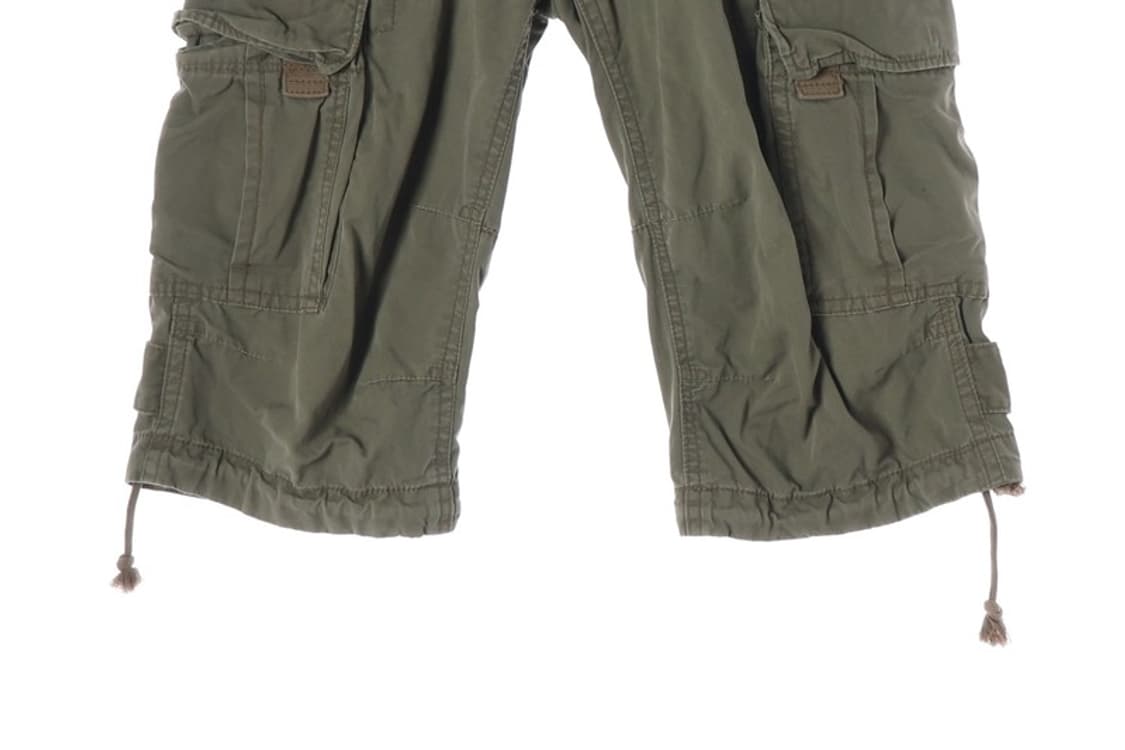 후아유 빈티지 카키 7부 카고 팬츠 32 상품이미지4