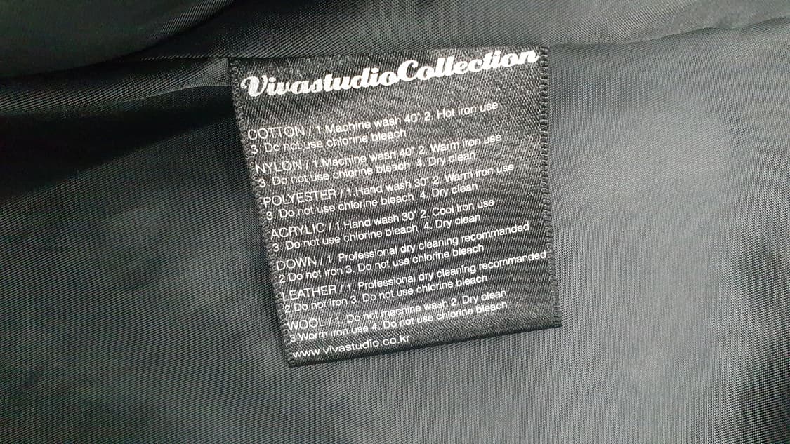 비바스튜디오 소가죽라이더 자켓 L 상품이미지5