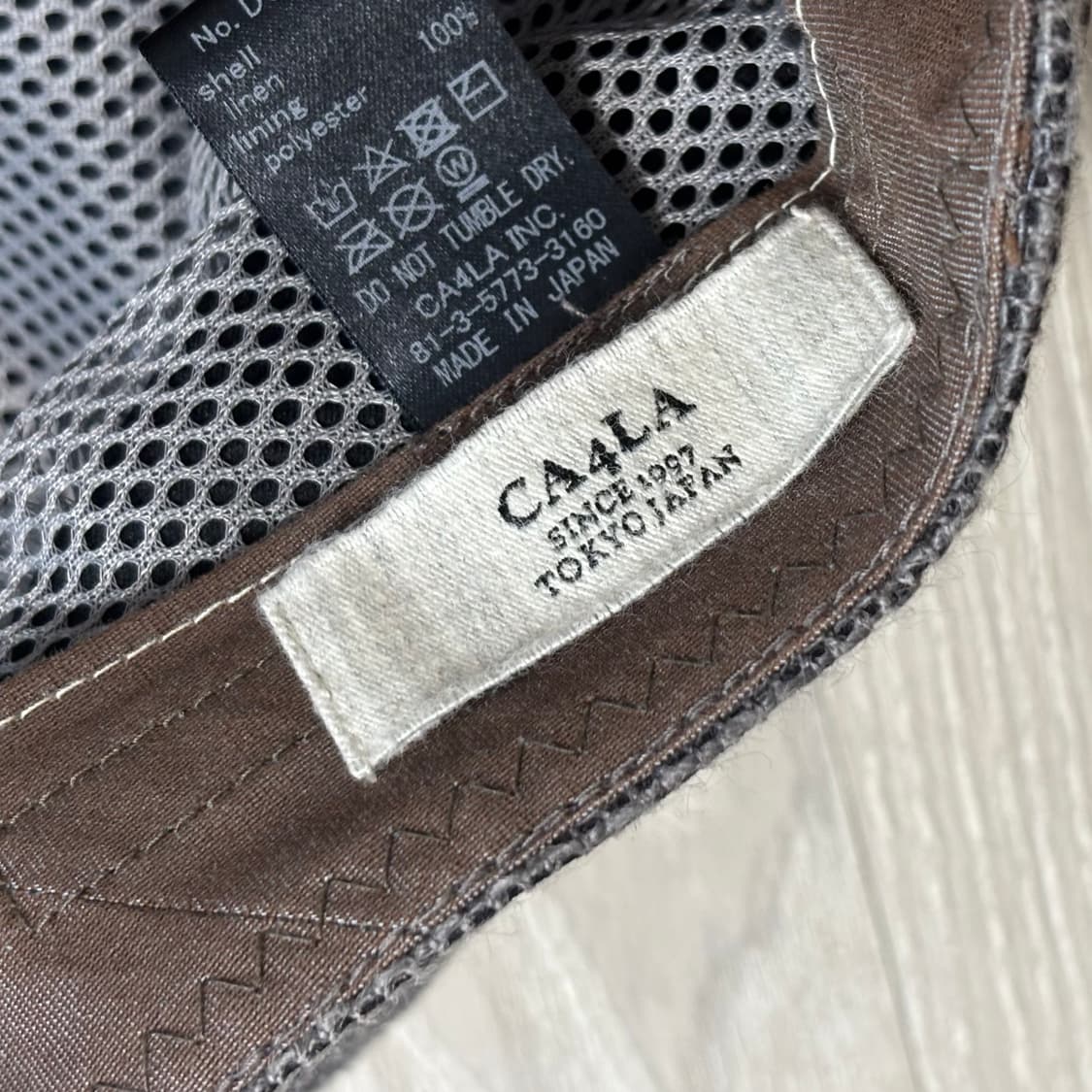 ca4la 린넨 캡 상품이미지8
