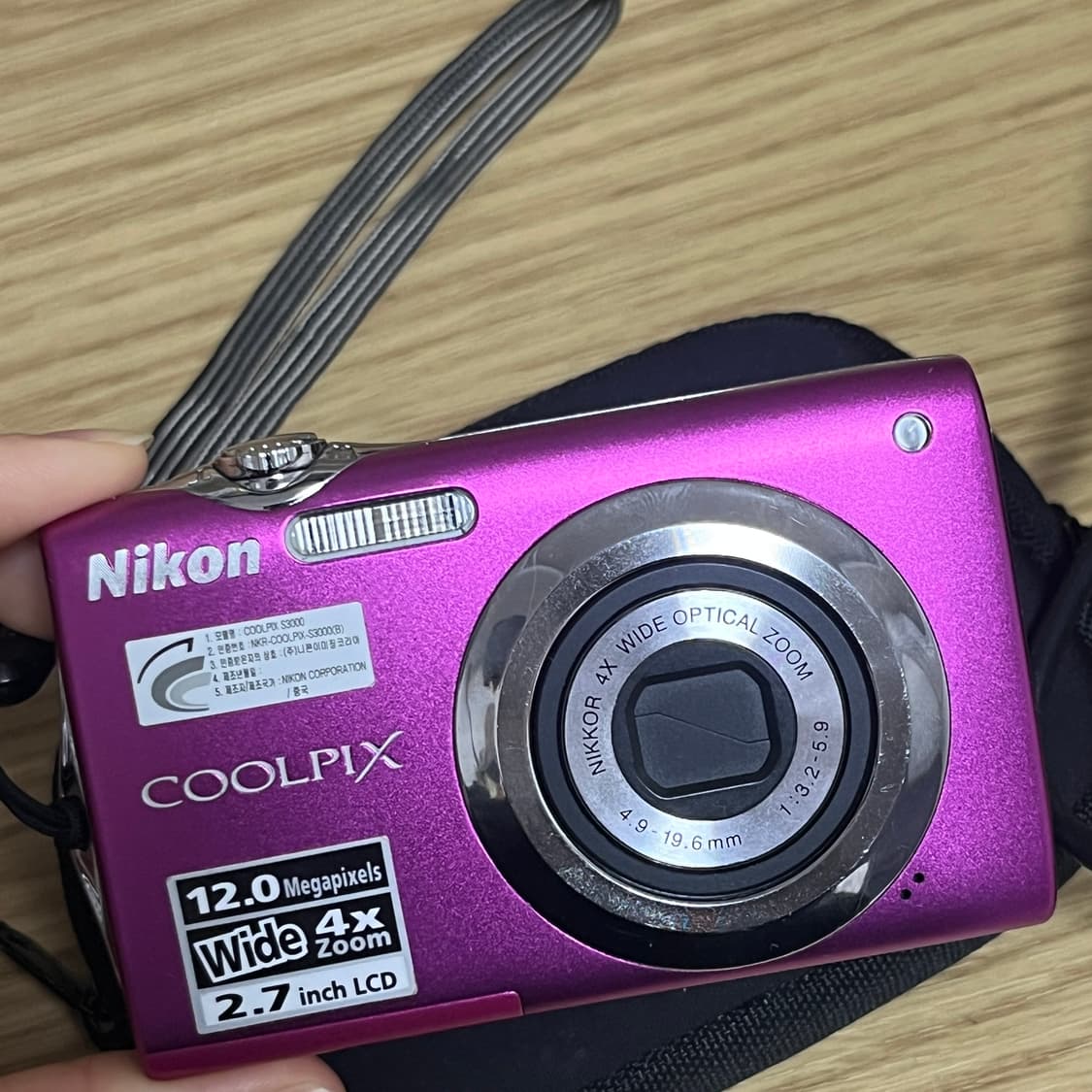 Nikon Coolpix s3000 | 니콘 쿨픽스 s3000 핑크 상품이미지3