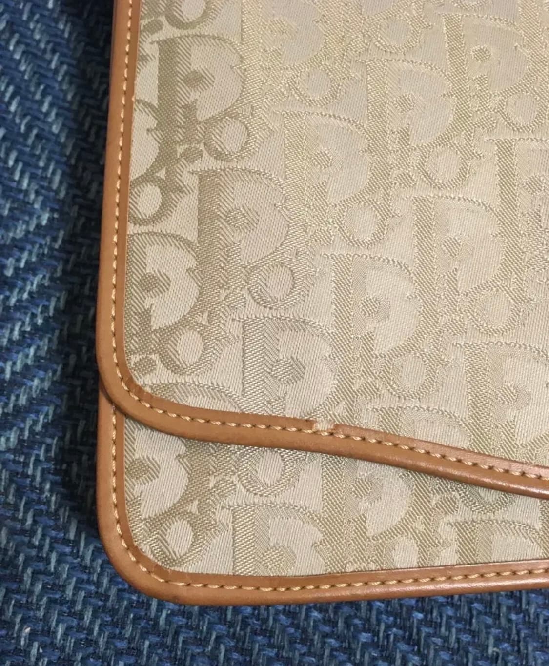 (빈티지) 디올 오블리크 스퀘어백 상품이미지4