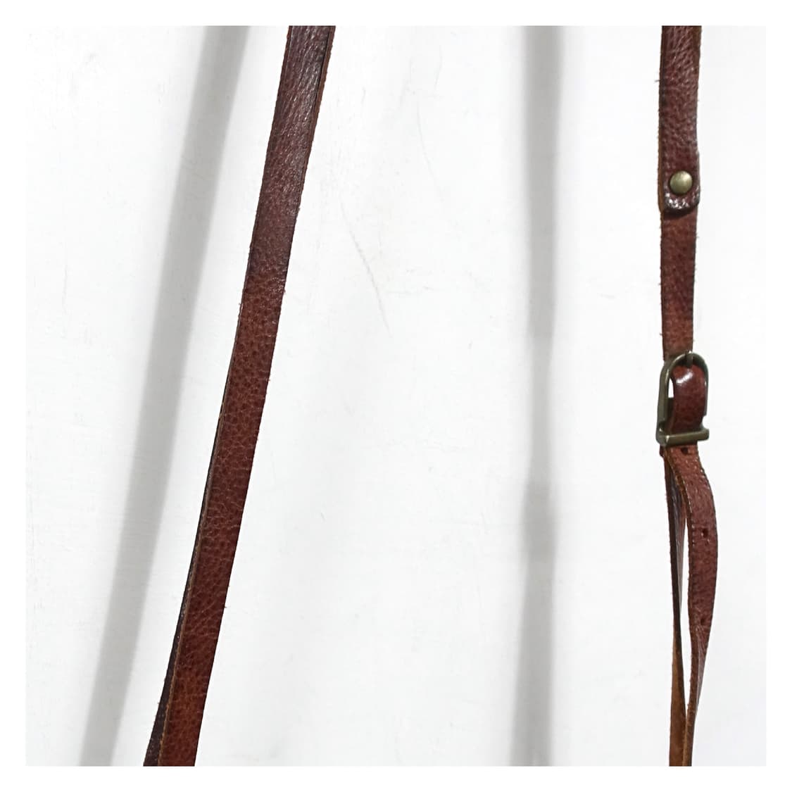 LEATHER 핸드메이드 아티잔 크로스 보틀 브라운 레더백 상품이미지7