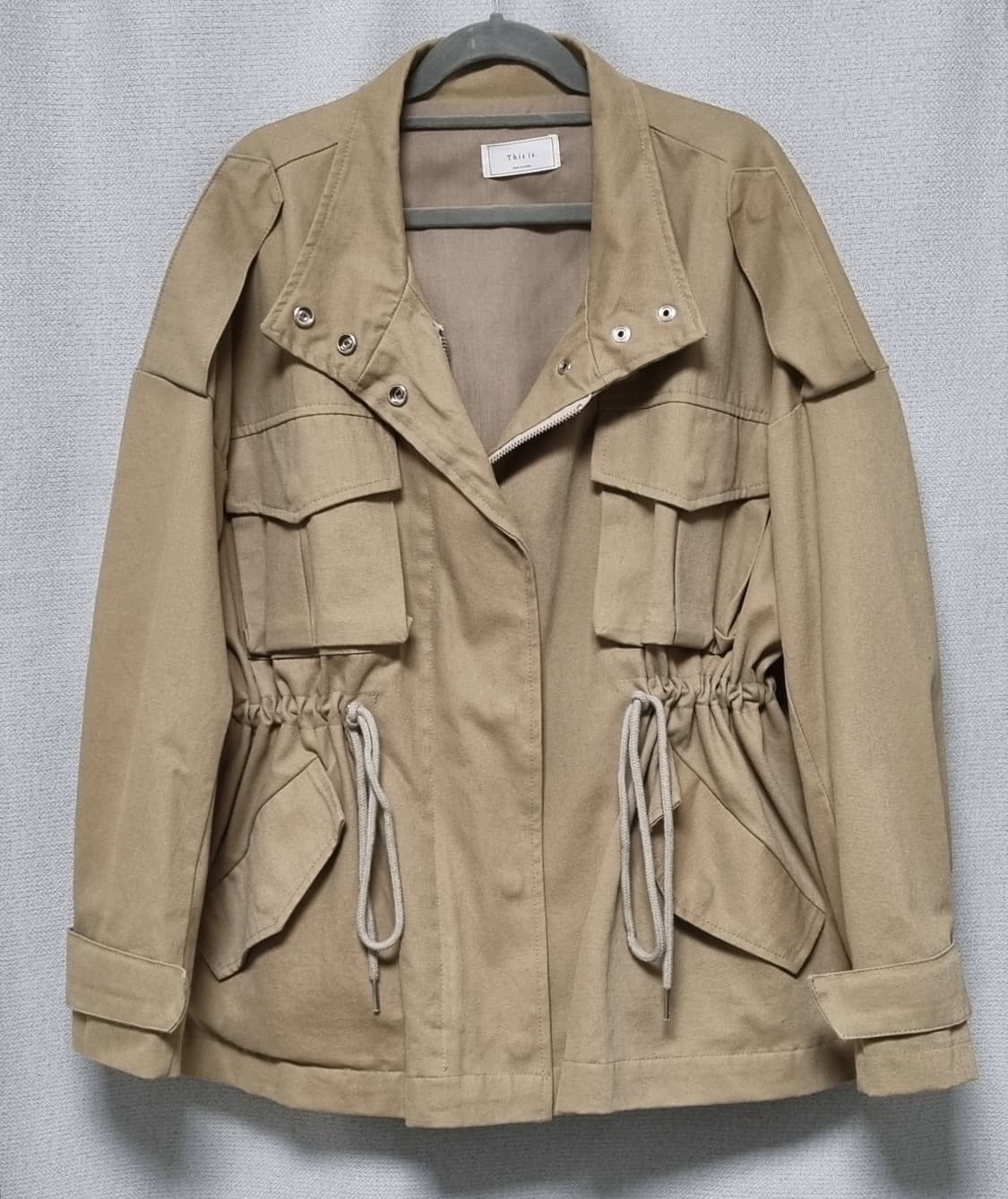 베이지 야상 자켓 상품이미지3