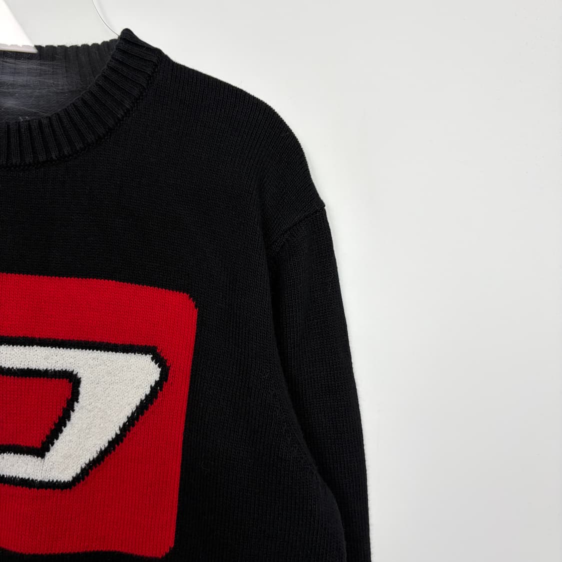 디젤 로고 니트 티셔츠 상품이미지4