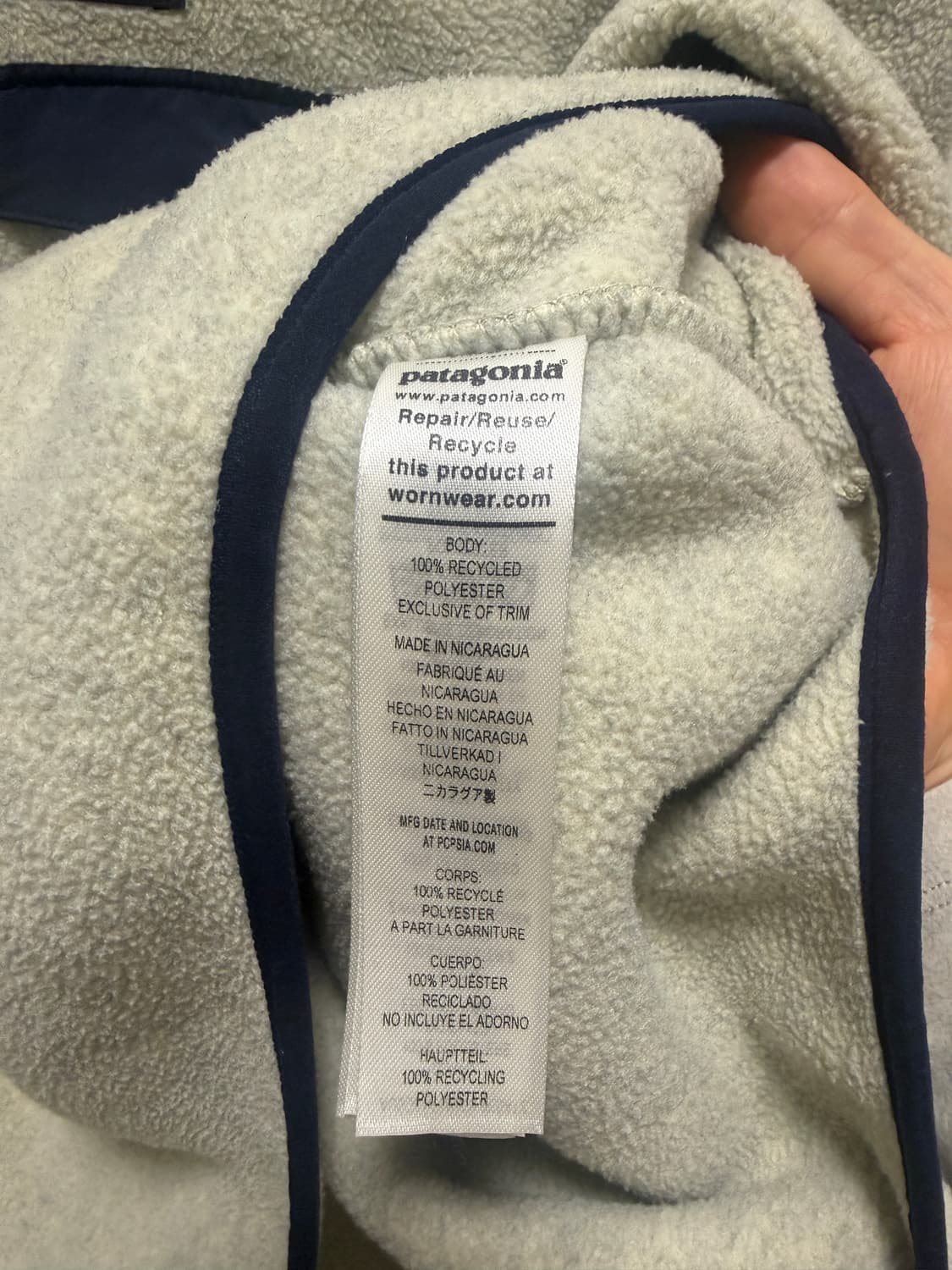 파타고니아 신칠라 오트밀 / xl 상품이미지3