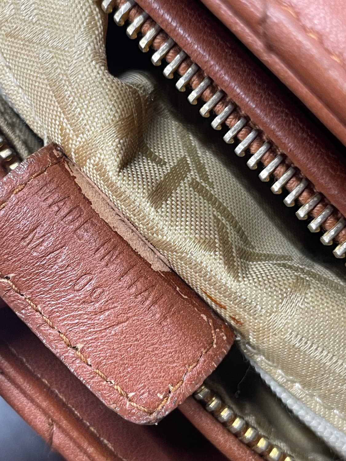 빈티지 디올 레이디백 브라운 상품이미지10