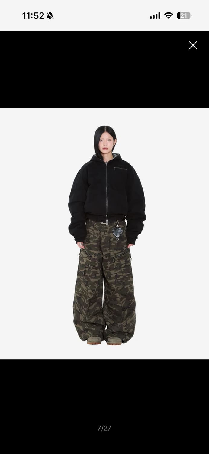 아캄x다영 카모 Reversible Puffer Jacket 상품이미지1