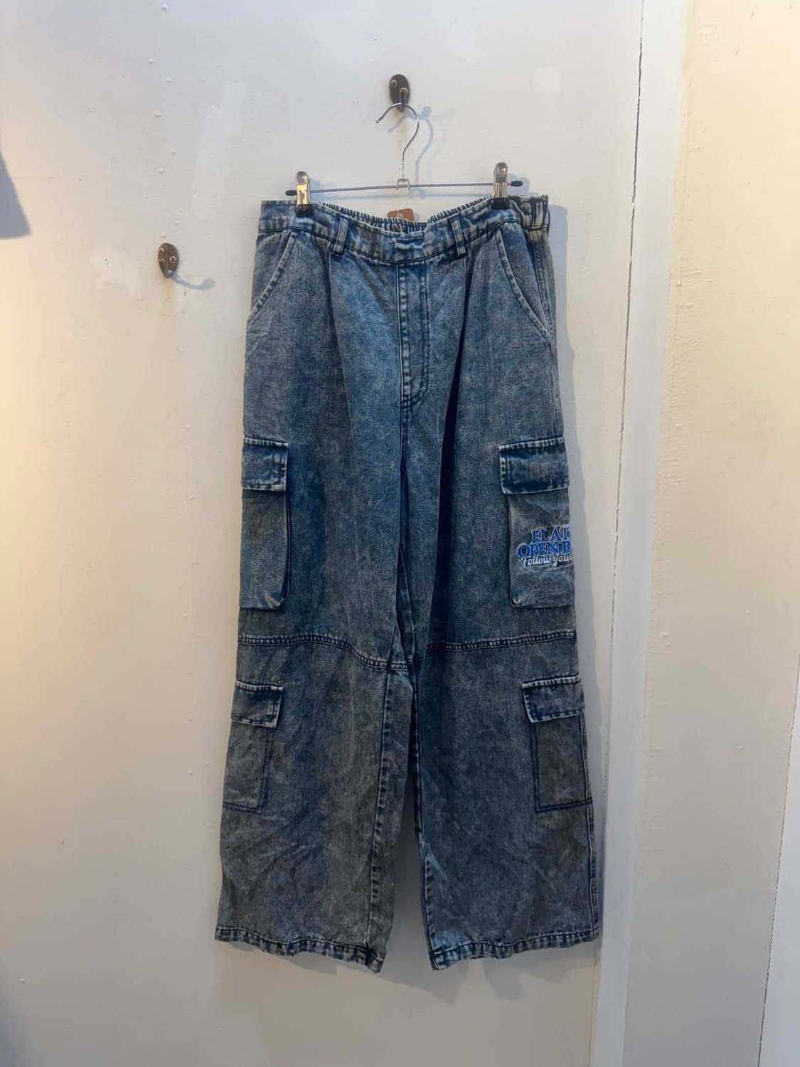 [M] Japanvintage 워싱 데님 카고 팬츠 상품이미지1
