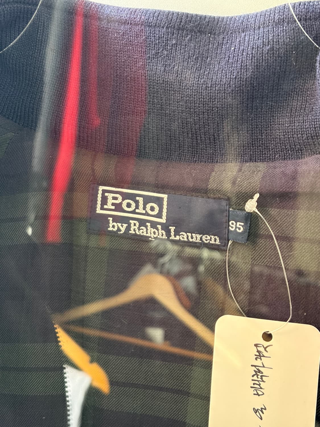 90s 두산 폴로 울 집업 자켓 상품이미지3