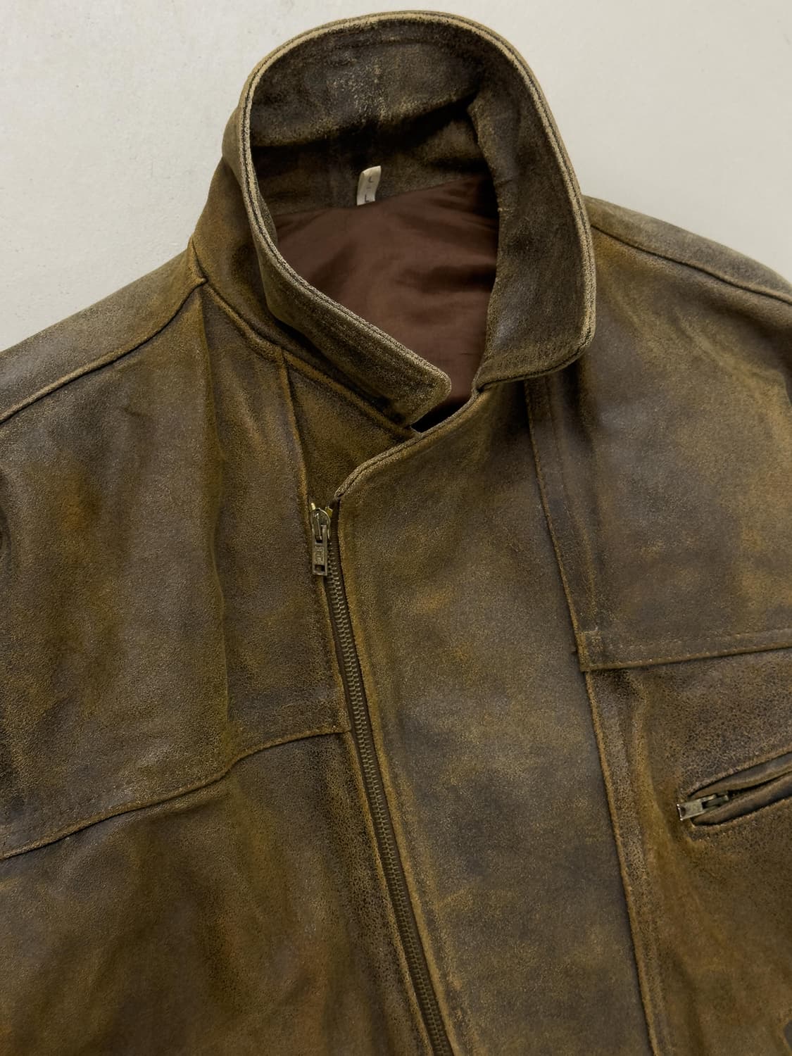빈티지 레더 자켓 상품이미지7